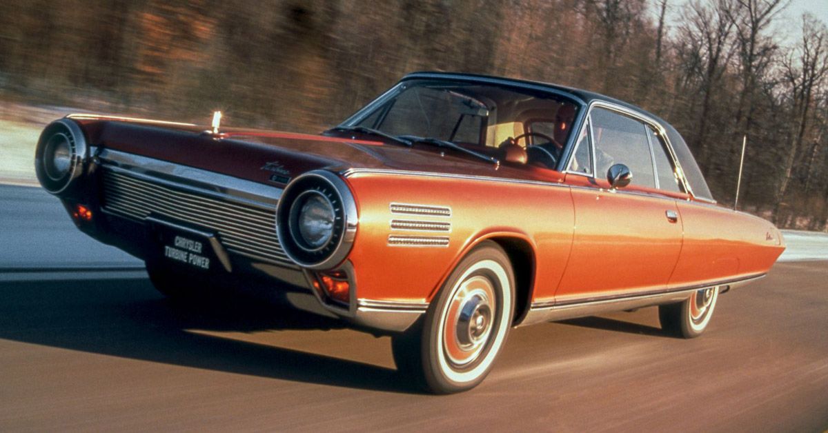 1963 Chrysler Turbine Car In Turbine Bronze Color