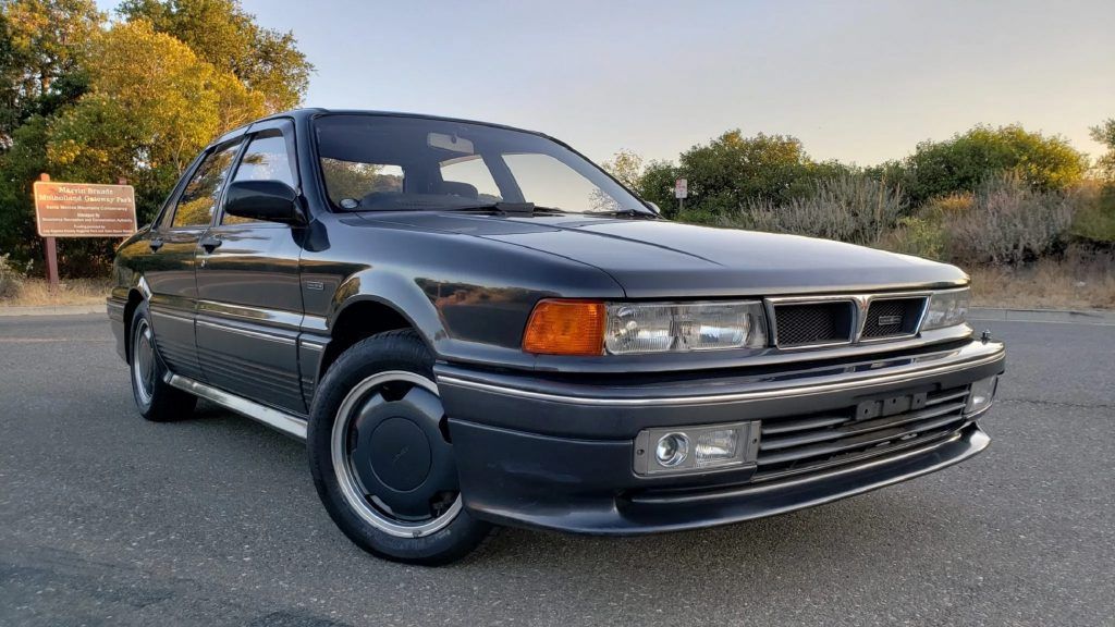 A 1992 Mitsubishi Galant AMG is up for auction online