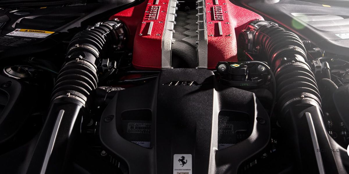 2020 Ferrari GTC 4 Lusso V12 Engine