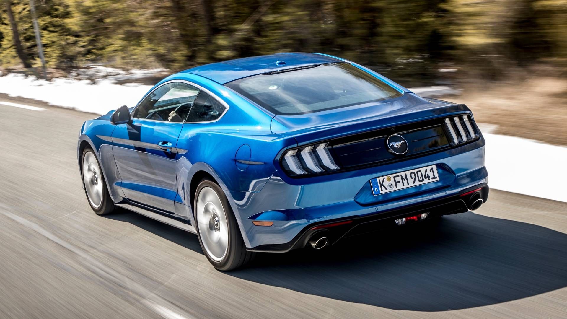 2021 Ford Mustang GT's Back View