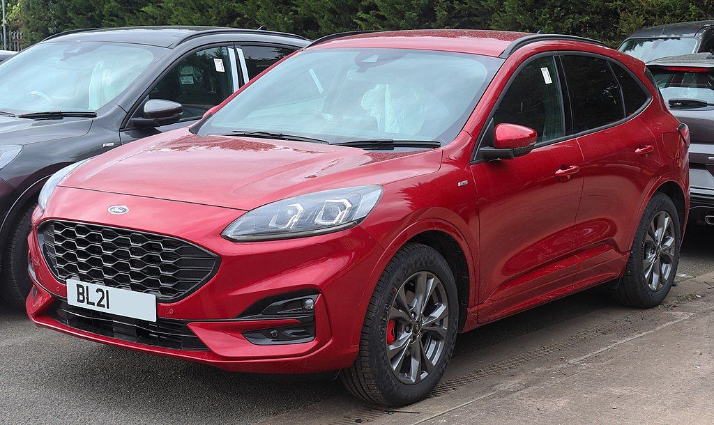 Red 2021 Ford Kuga