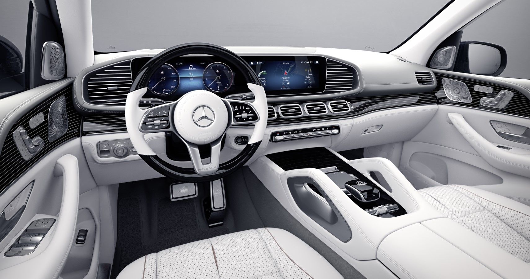 2022 Mercedes-Maybach GLS Edition 100 dashboard and upholstery