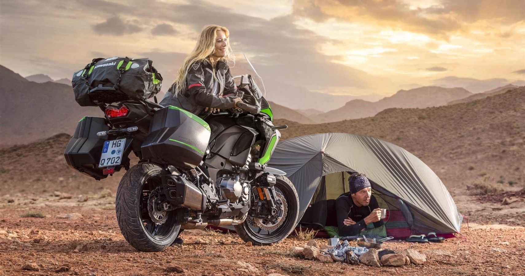 2022 Kawasaki Versys 1000 is made for no roads as well