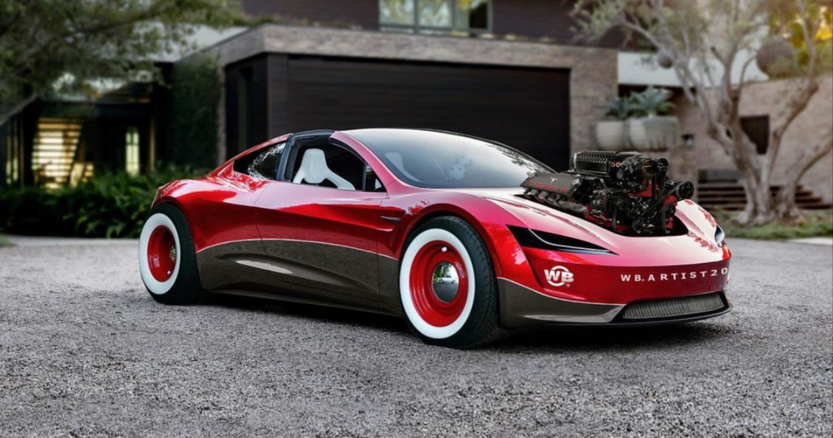 Tesla Roadster Hot Rod Featured Image