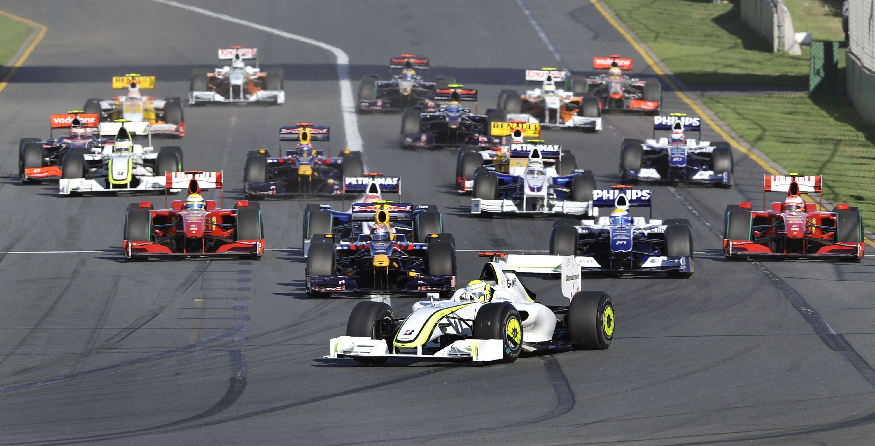 Start Of The 2009 Formula 1 Australian Grand Prix