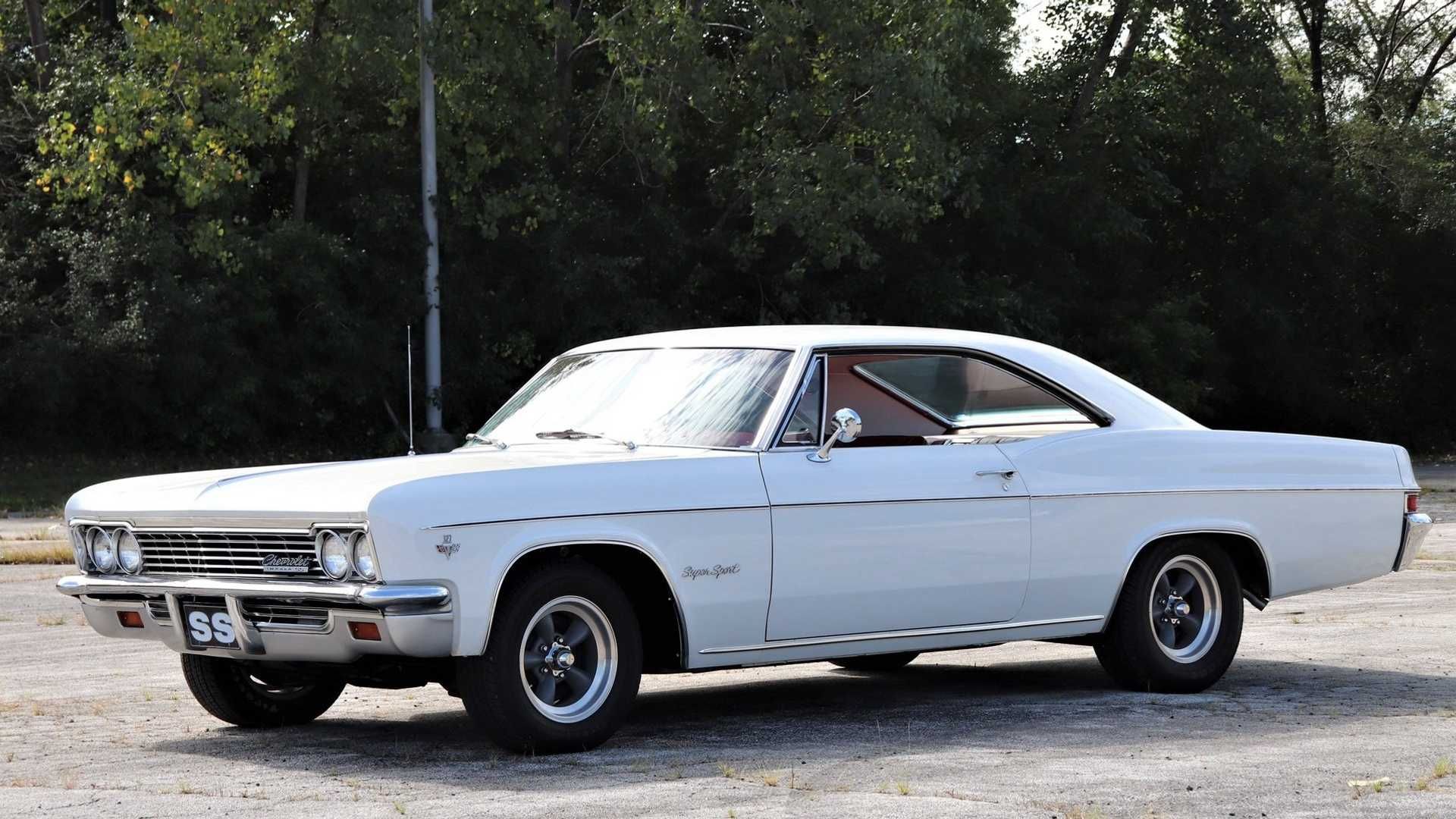 A 1966 Chevy Impala On The Street
