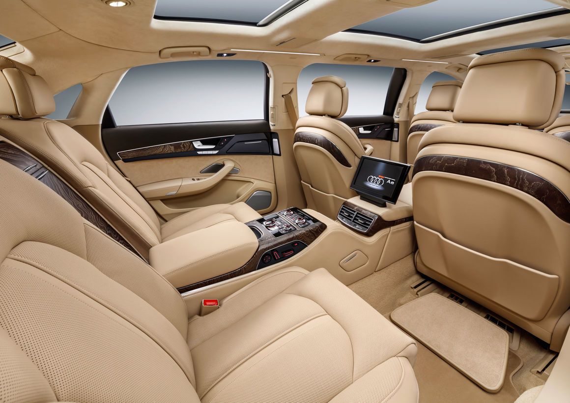 Audi A8 L Luxury back seat media