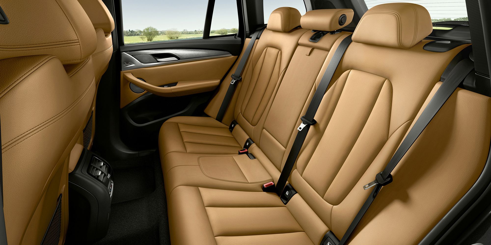The rear seats in the new X3