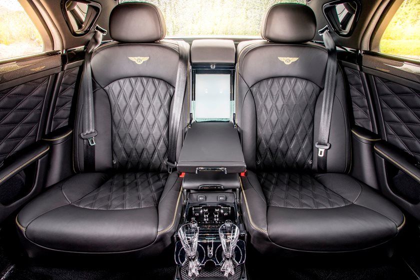 Bentley Mulsane back seats