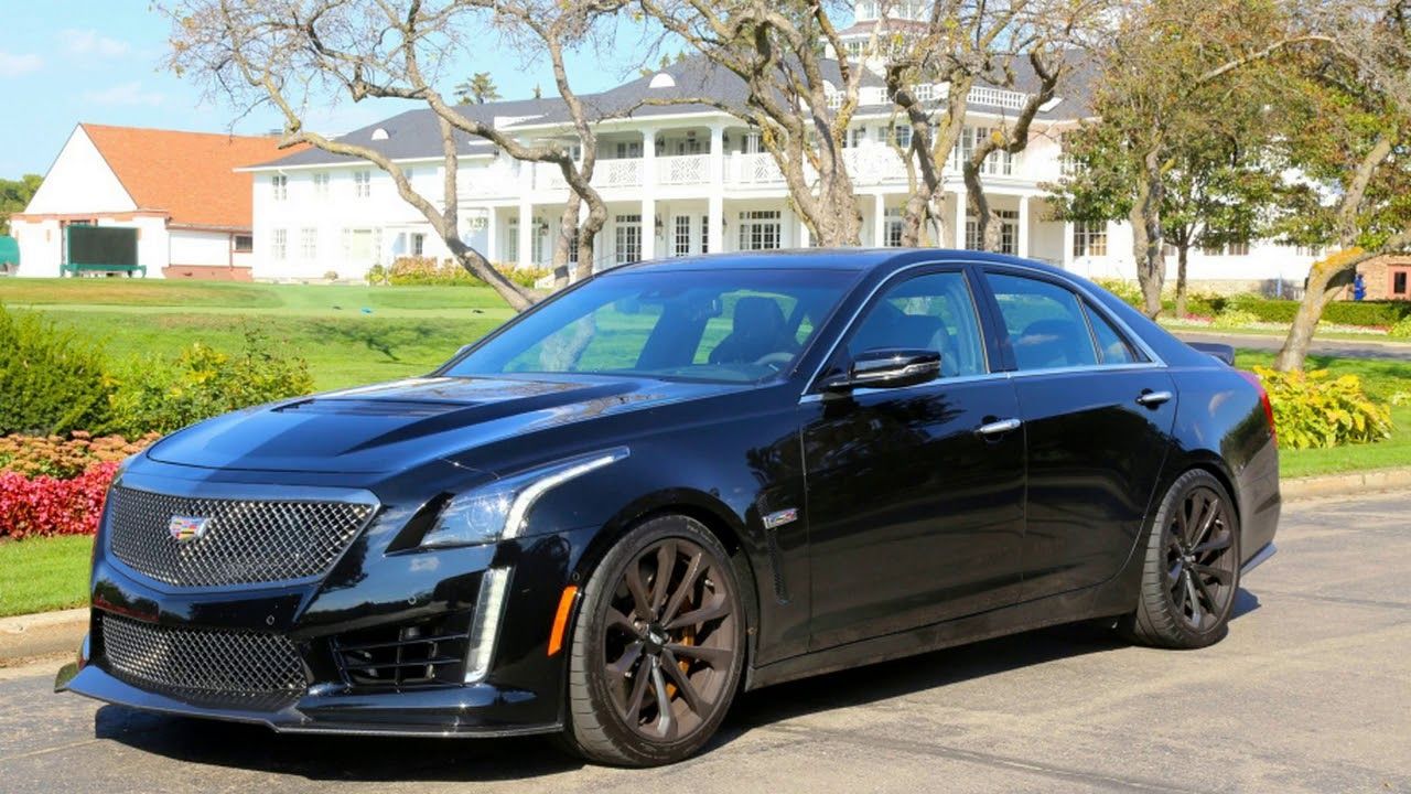 Black 2018 Cadillac CTS-V Sedan