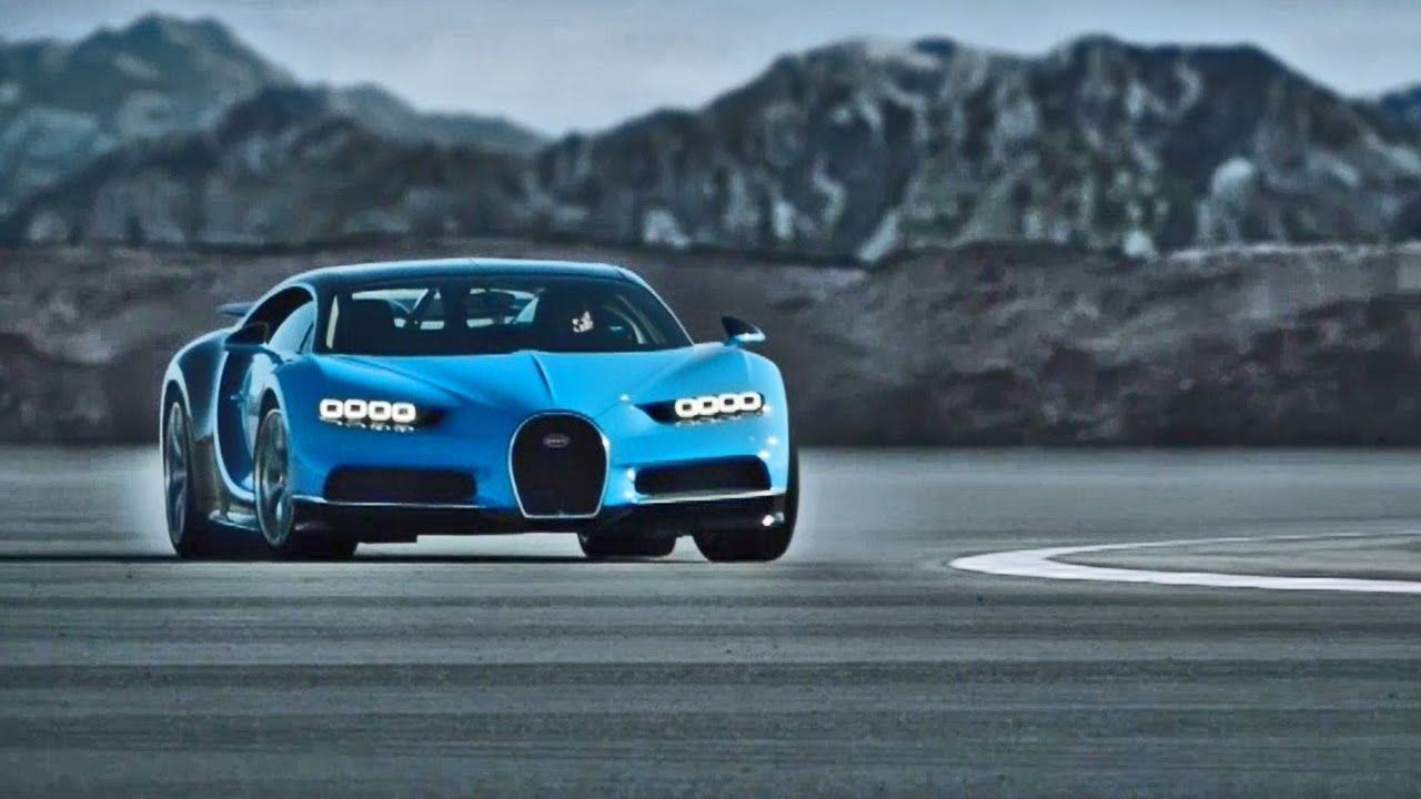 Blue Bugatti Chiron Super Sport 300