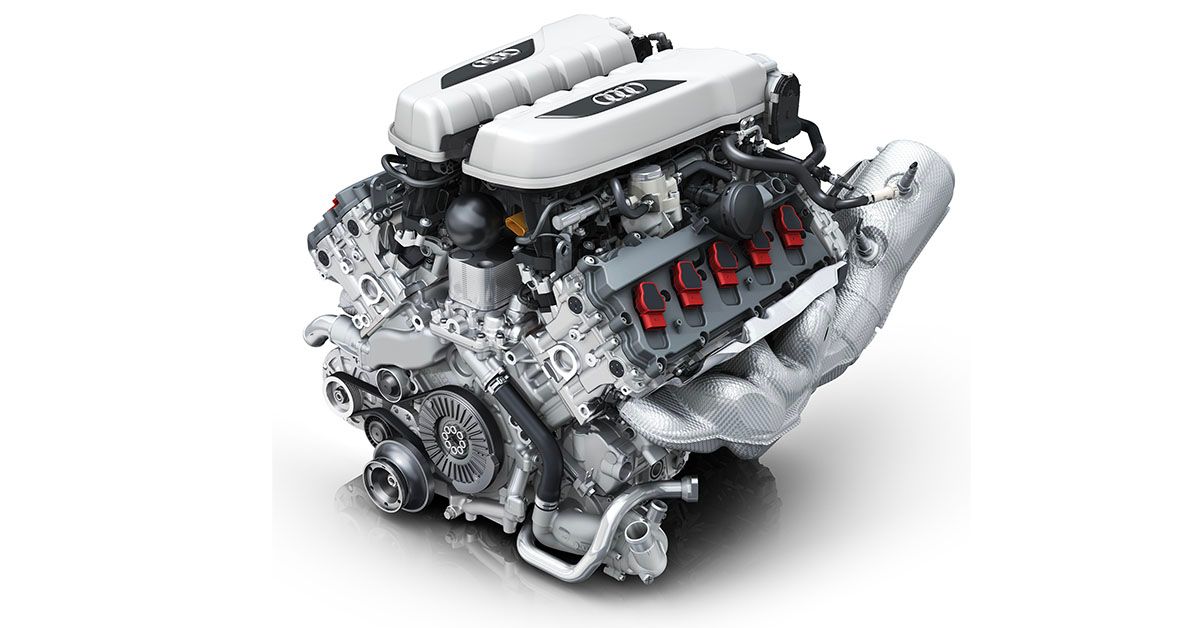 2022 Audi R8 V10 Performance RWD Engine