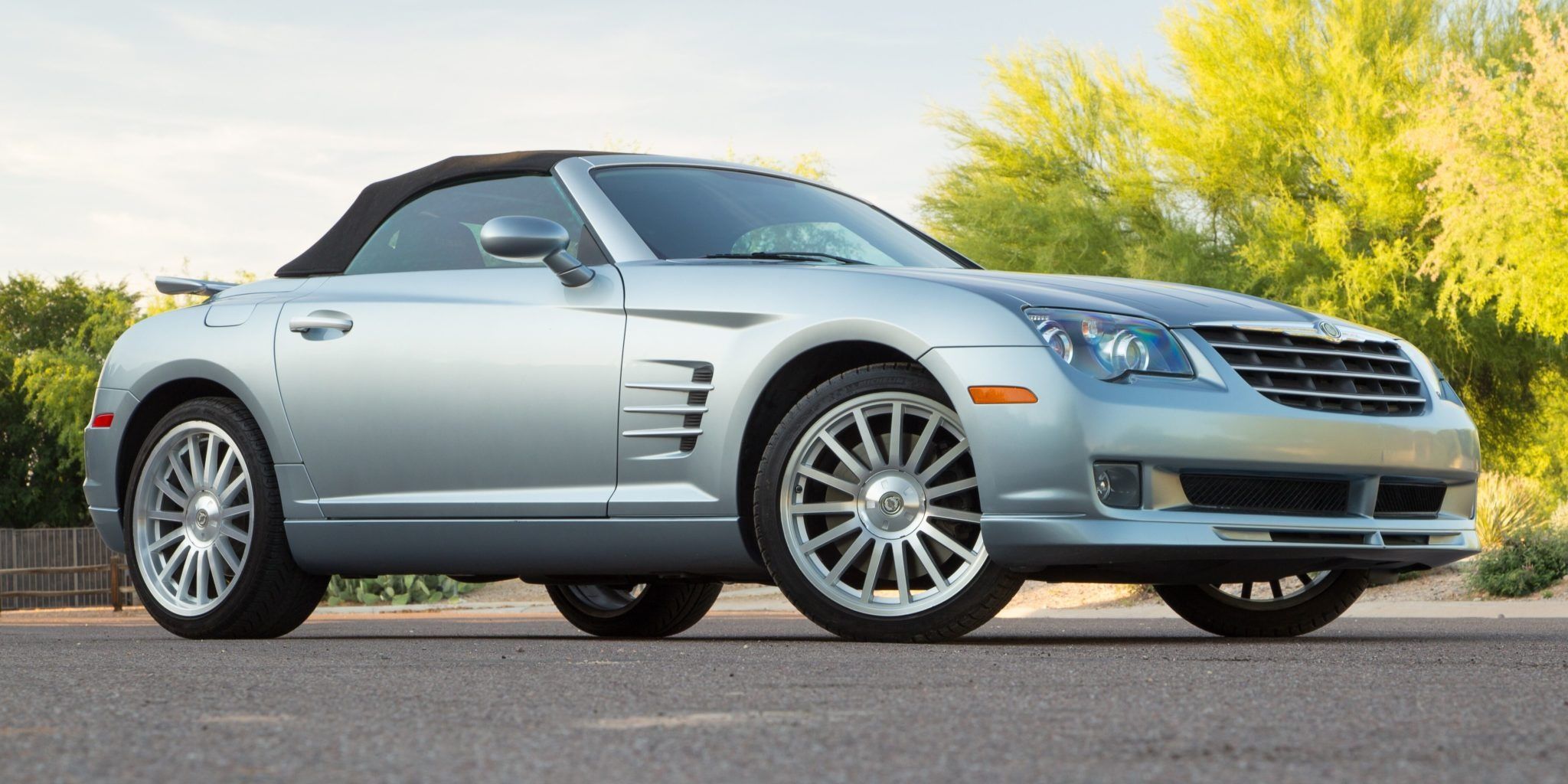 Silver Chrysler Crossfire SRT6