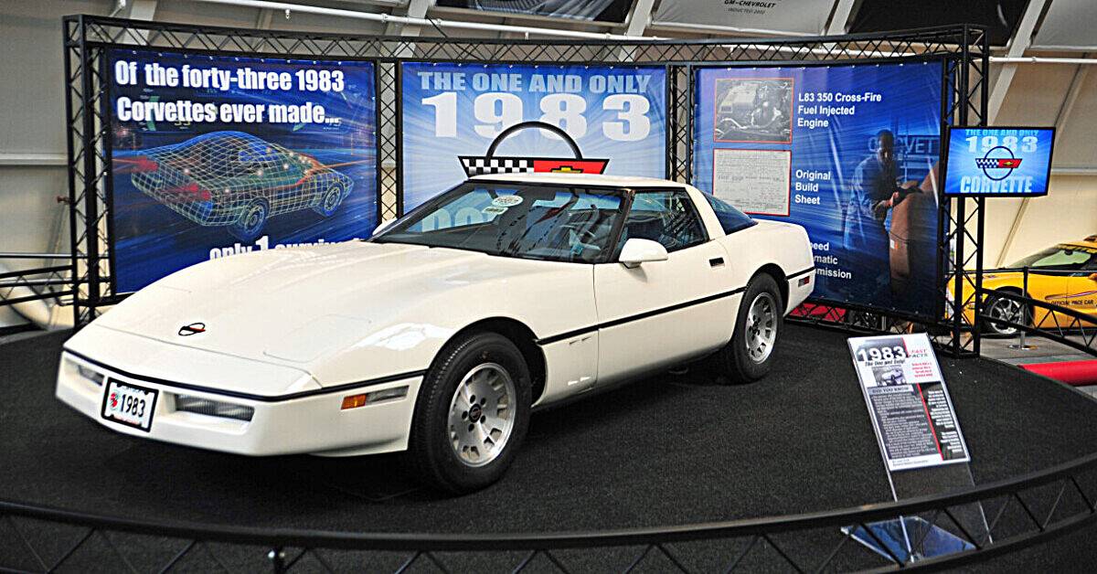  Corvette 1983 kijelző