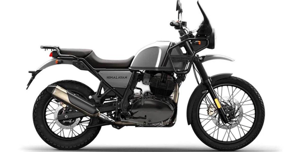 Royal Enfield Himalayan-styled 650cc visualized in side view