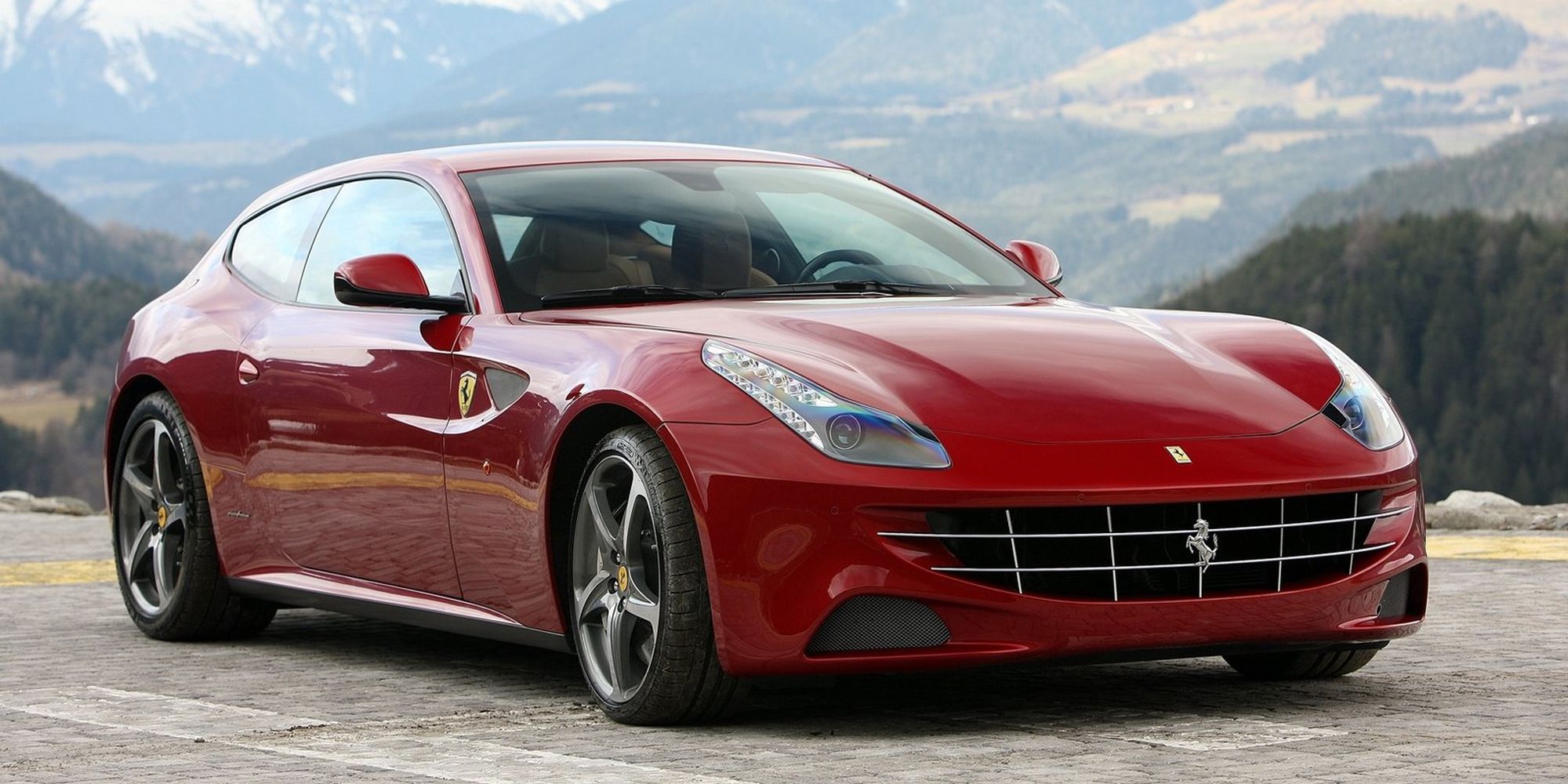 The front of the Ferrari FF