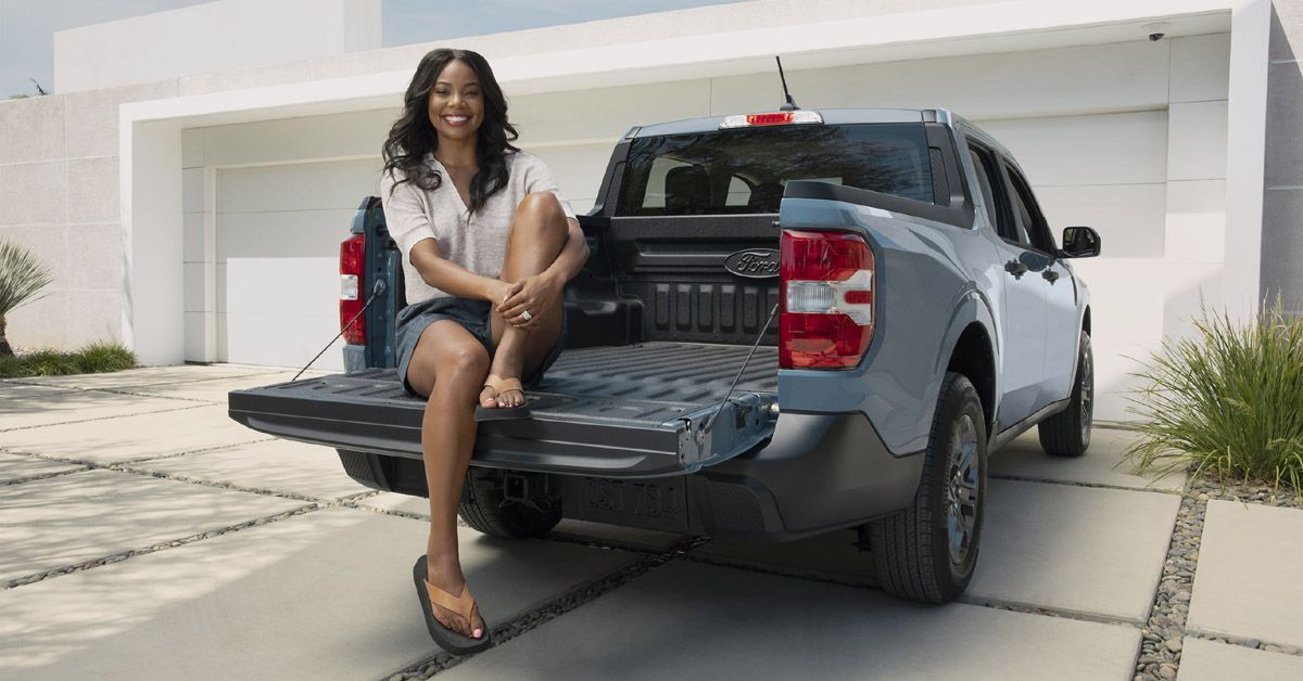 Gabrielle Union With The All-New 2022 Ford Maverick Pickup 