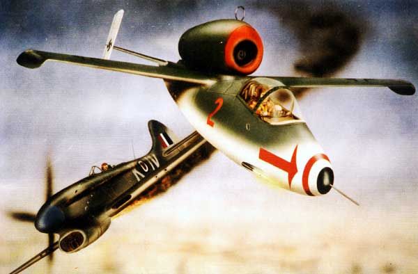 Heinkel-He162-Salamander- Shooting Down RAF Tempest