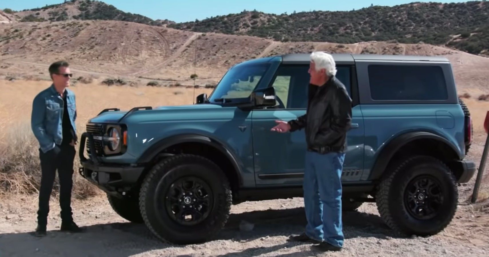 Jay Leno And Kevin Bacon 2021 Ford Bronco