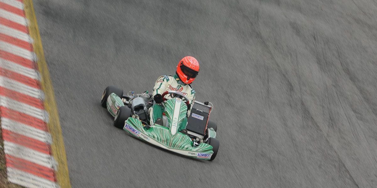 Michael Schumacher In A Kart