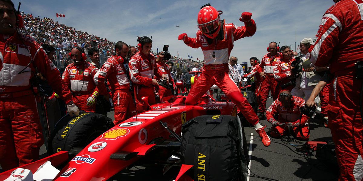 Michael Schumacher When Driving For Ferrari