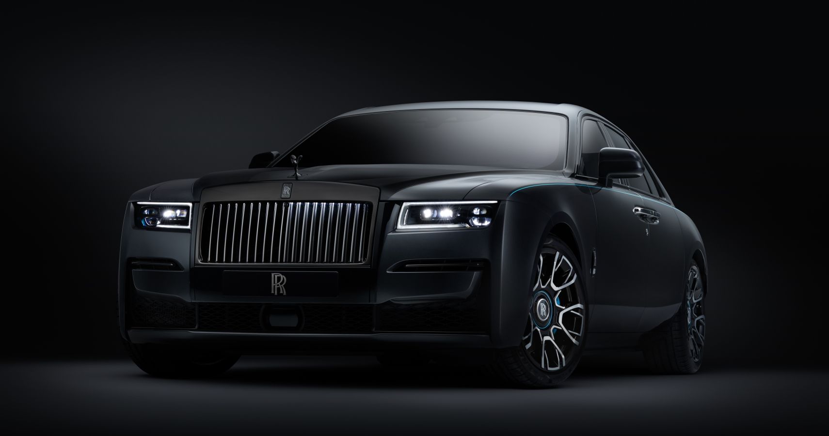Rolls-Royce Black Badge Ghost Front Quarter View