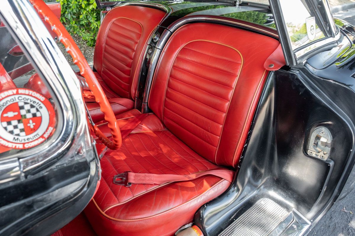Fully Restored Period-Correct Fuel-Injected 1959 Chevrolet Corvette With Stunning Red Interior That Bears Signatures