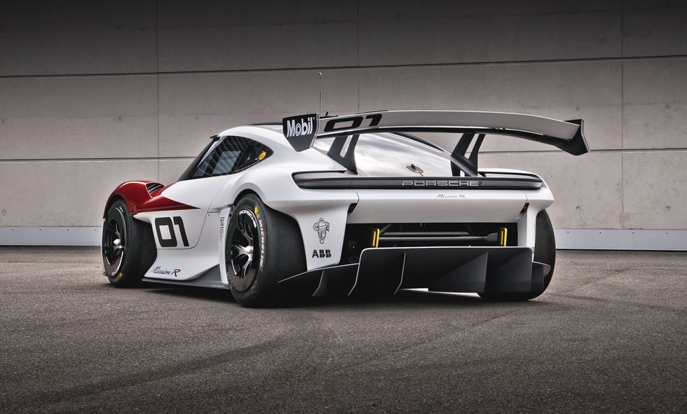 Porsche Mission R Electric Racer Car