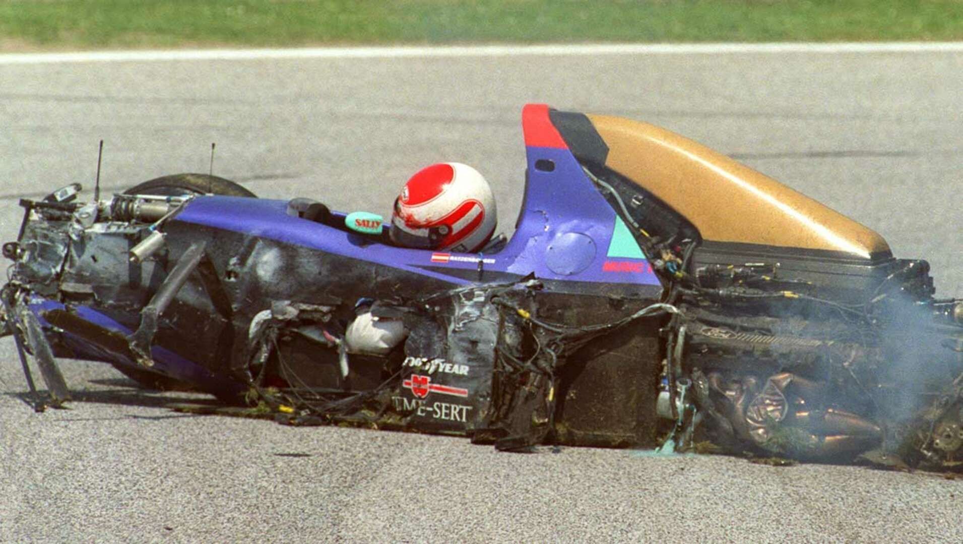 Roland Ratzenberger's Crash