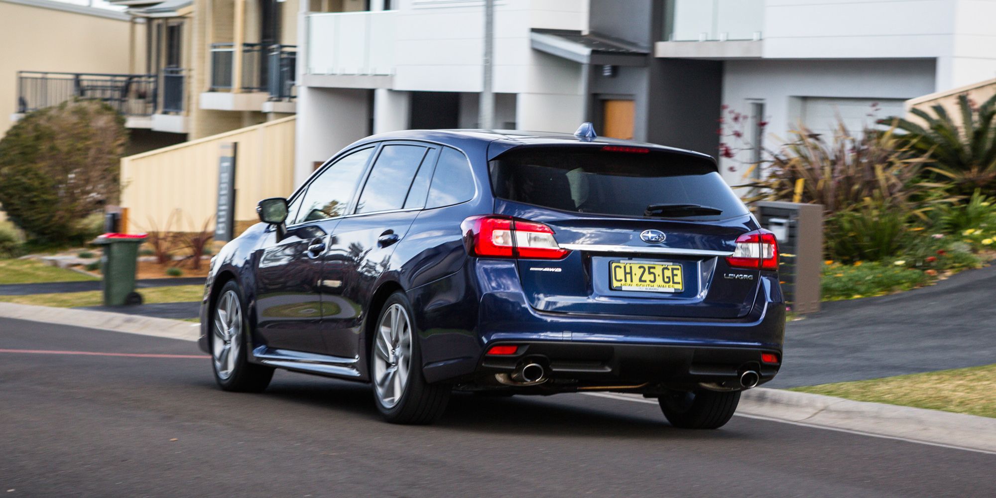 The rear of the Levorg