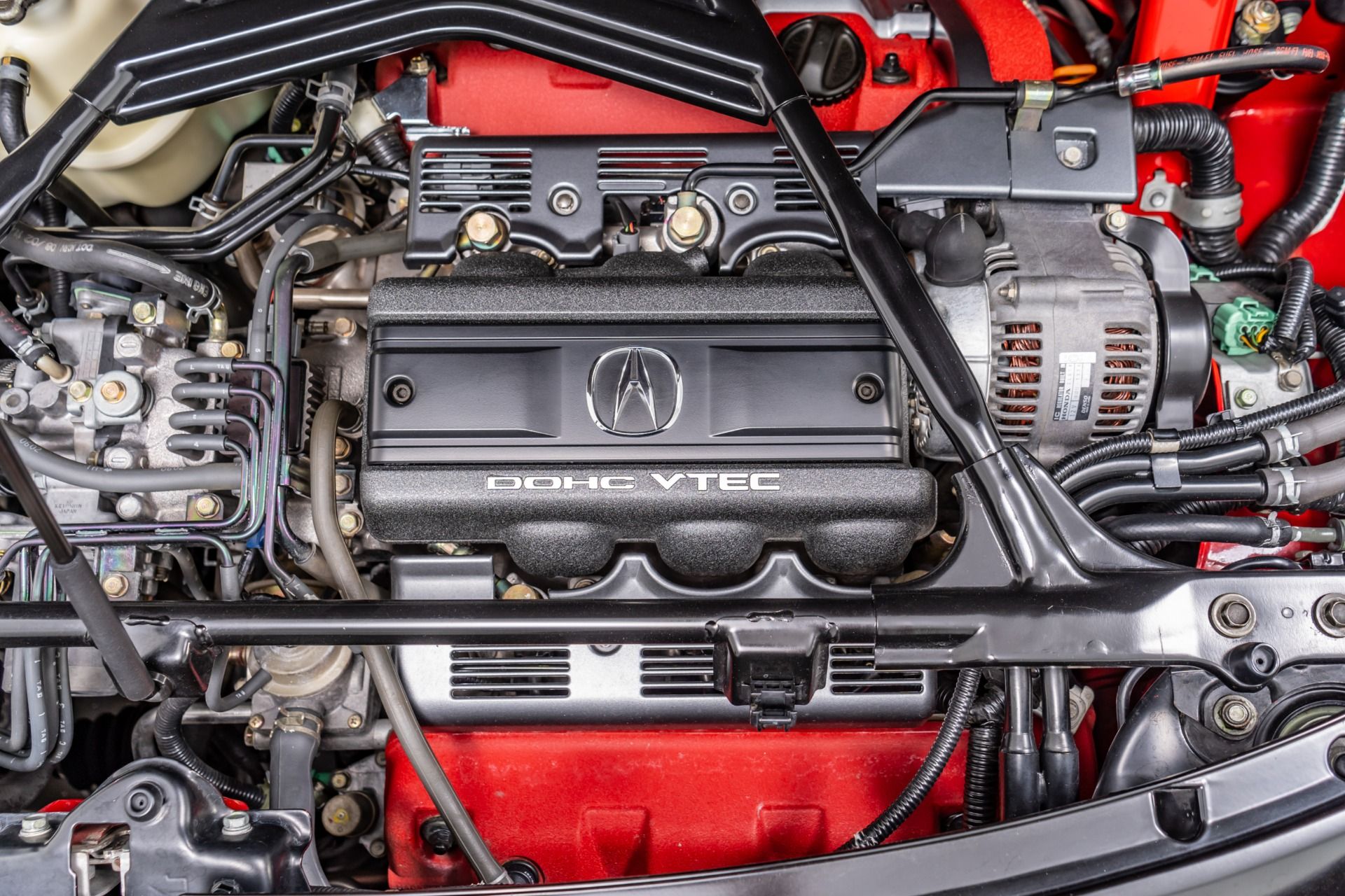 The Powerful Engine Of A 2003 Acura NSX-T