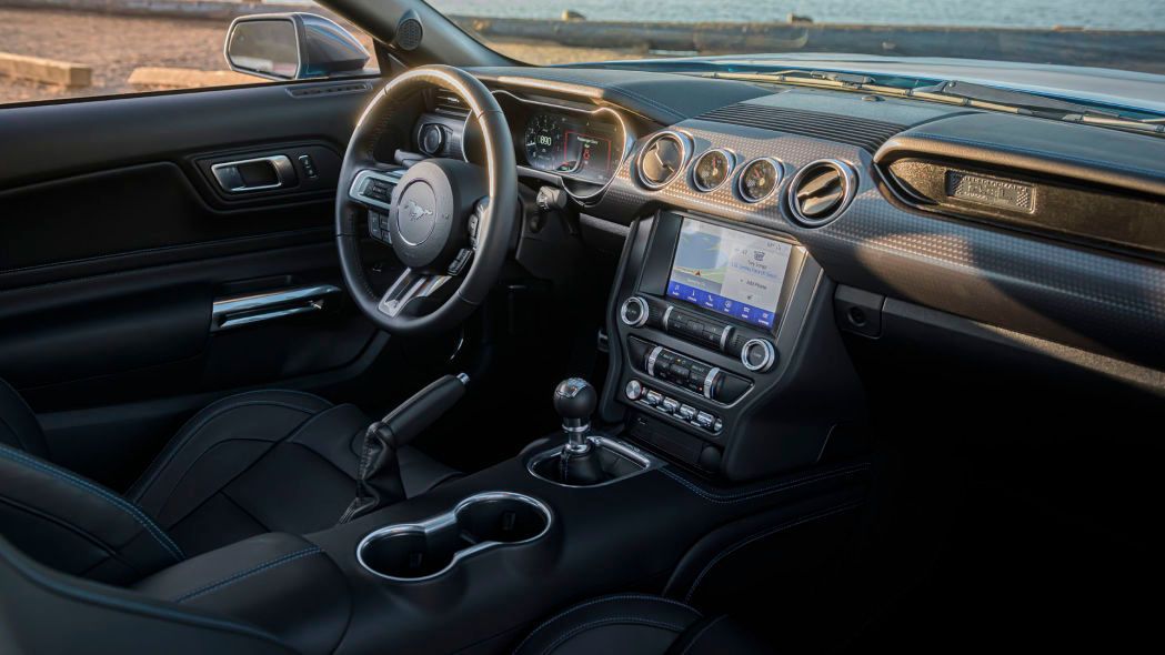 An Image Of The Ford Mustang's Interior