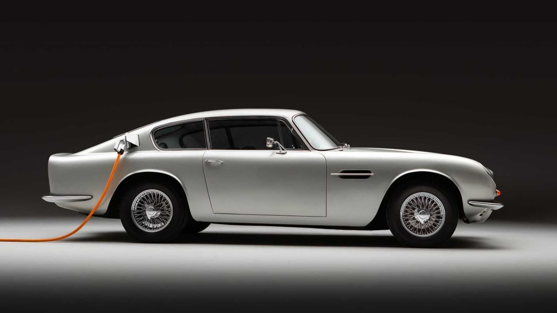 The Side View Of The Lunaz Design Aston Martin DB6