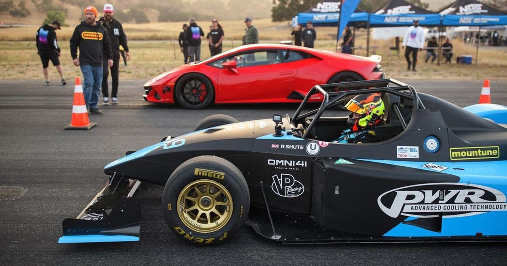 650HP Hillclimb Race Car Drag Races Lambo Huracan Evo