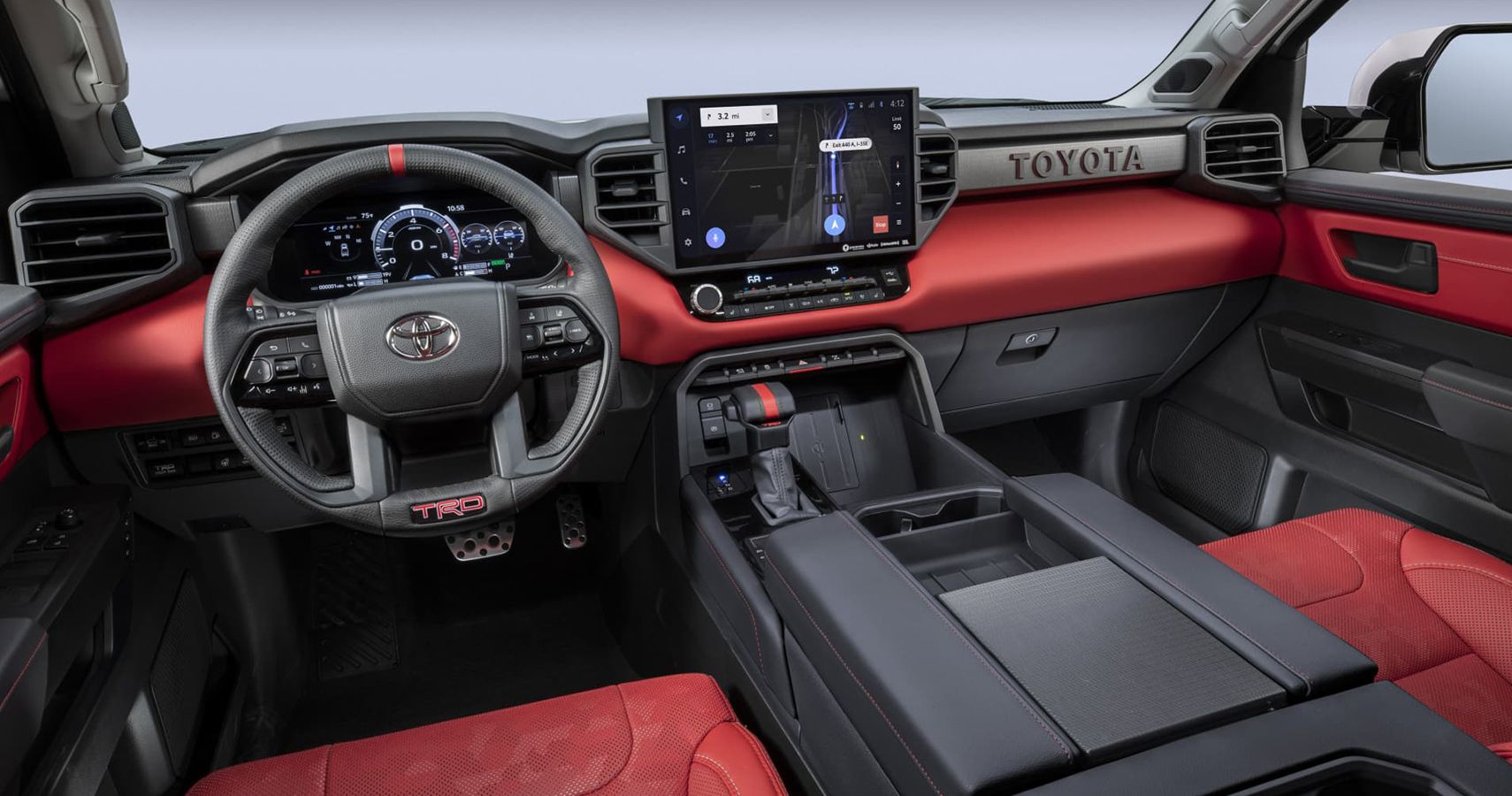 2022 Toyota Tundra interior press image