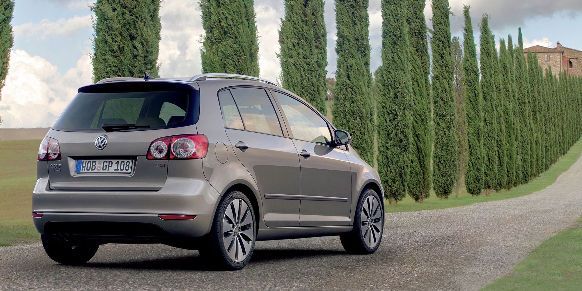 The rear of the Golf Plus