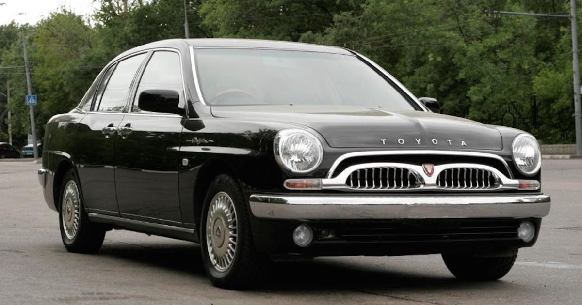 Toyota Origin Retro Styled Luxury Car In Black