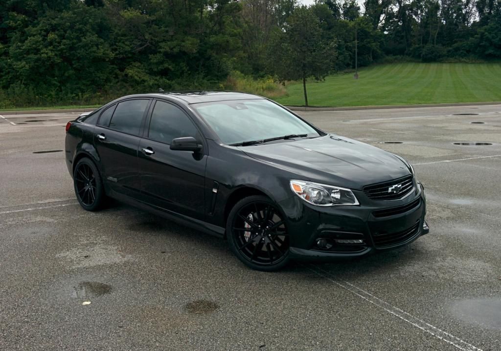blacked out chevy ss chavrolet