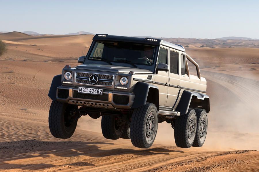 G63 AMG 6x6 Jumping Over Sand Dune