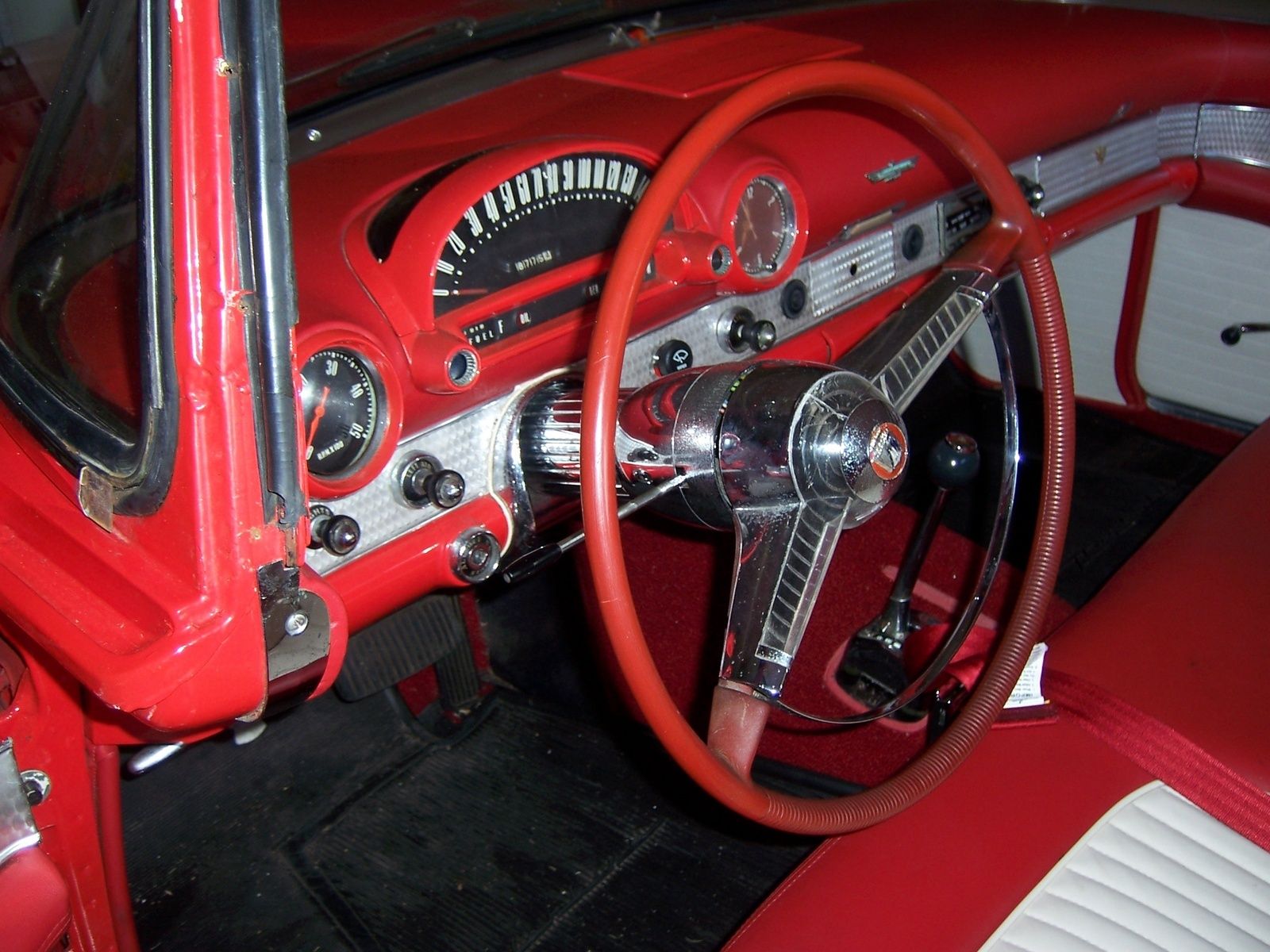 1963 ford thunderbird swing away steering wheel