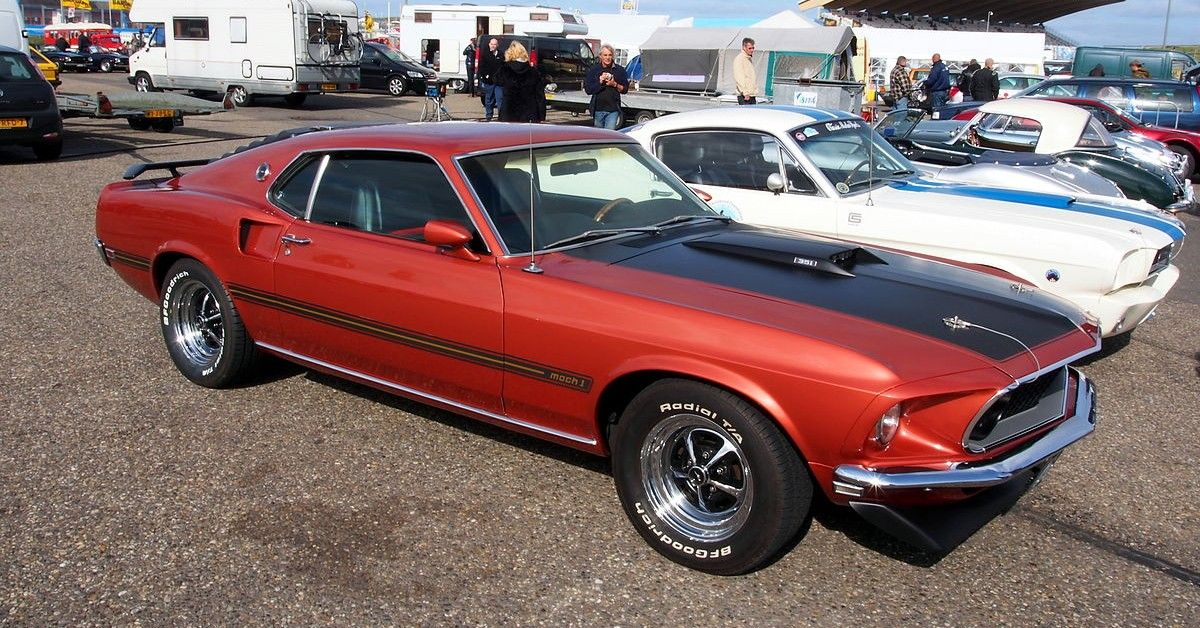 1969 Mach 1 Mustang Red