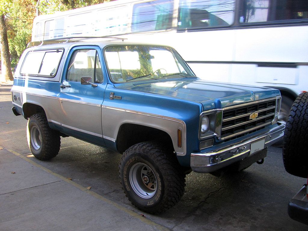 Blue 1979 Chevrolet K5 Blazer 
