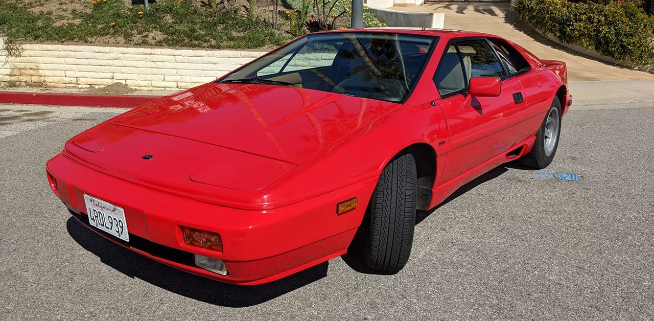 1988 Red Lotus Esprit Turbo 