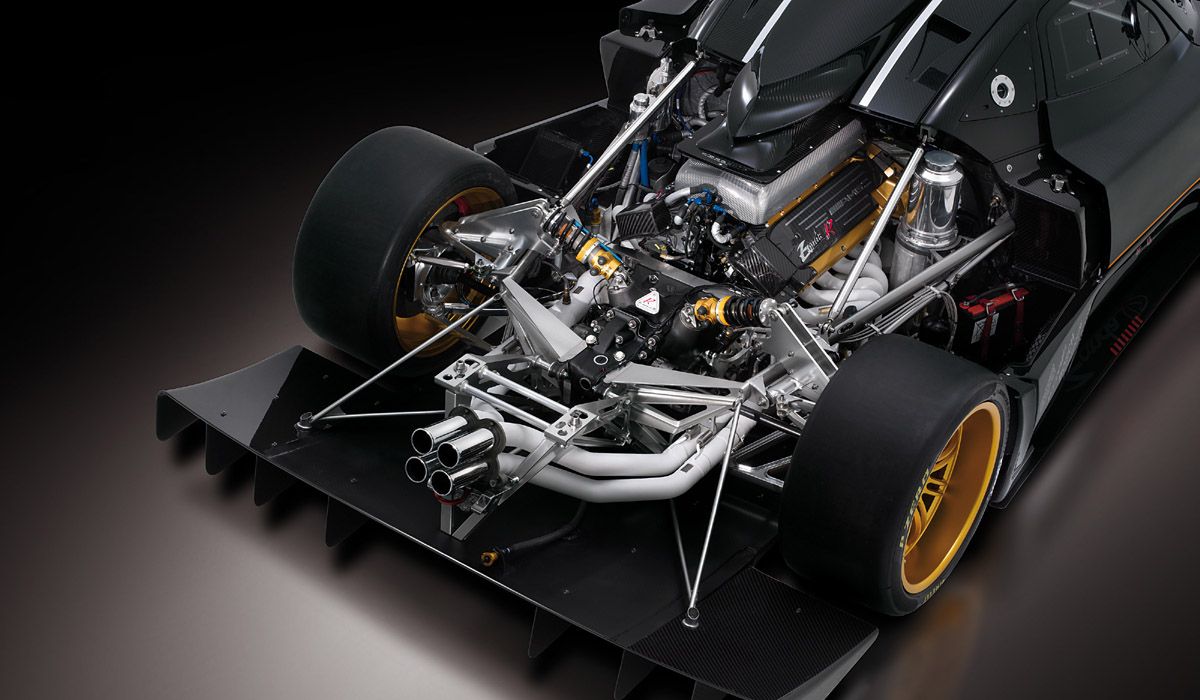 2009 Pagani Zonda R V12 Engine  