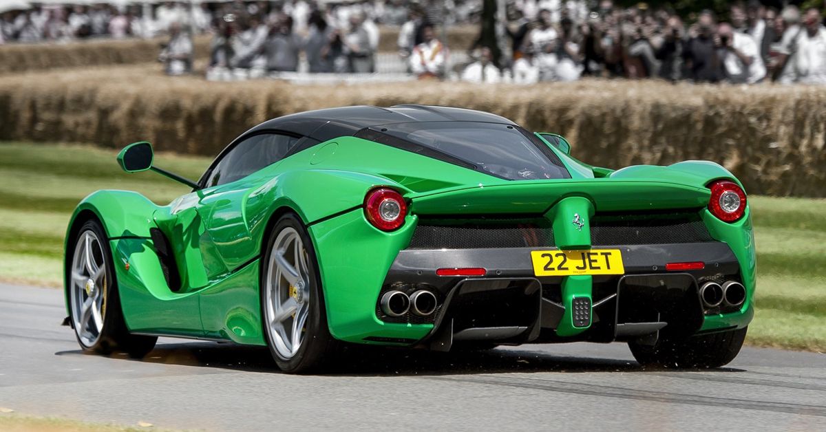2014 Ferrari LaFerrari In Green Sports Car