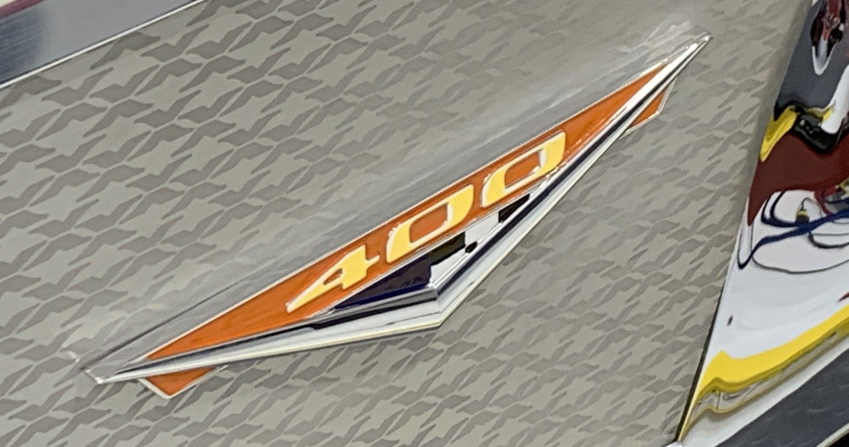 Chevrolet Project X custom badging close-up view