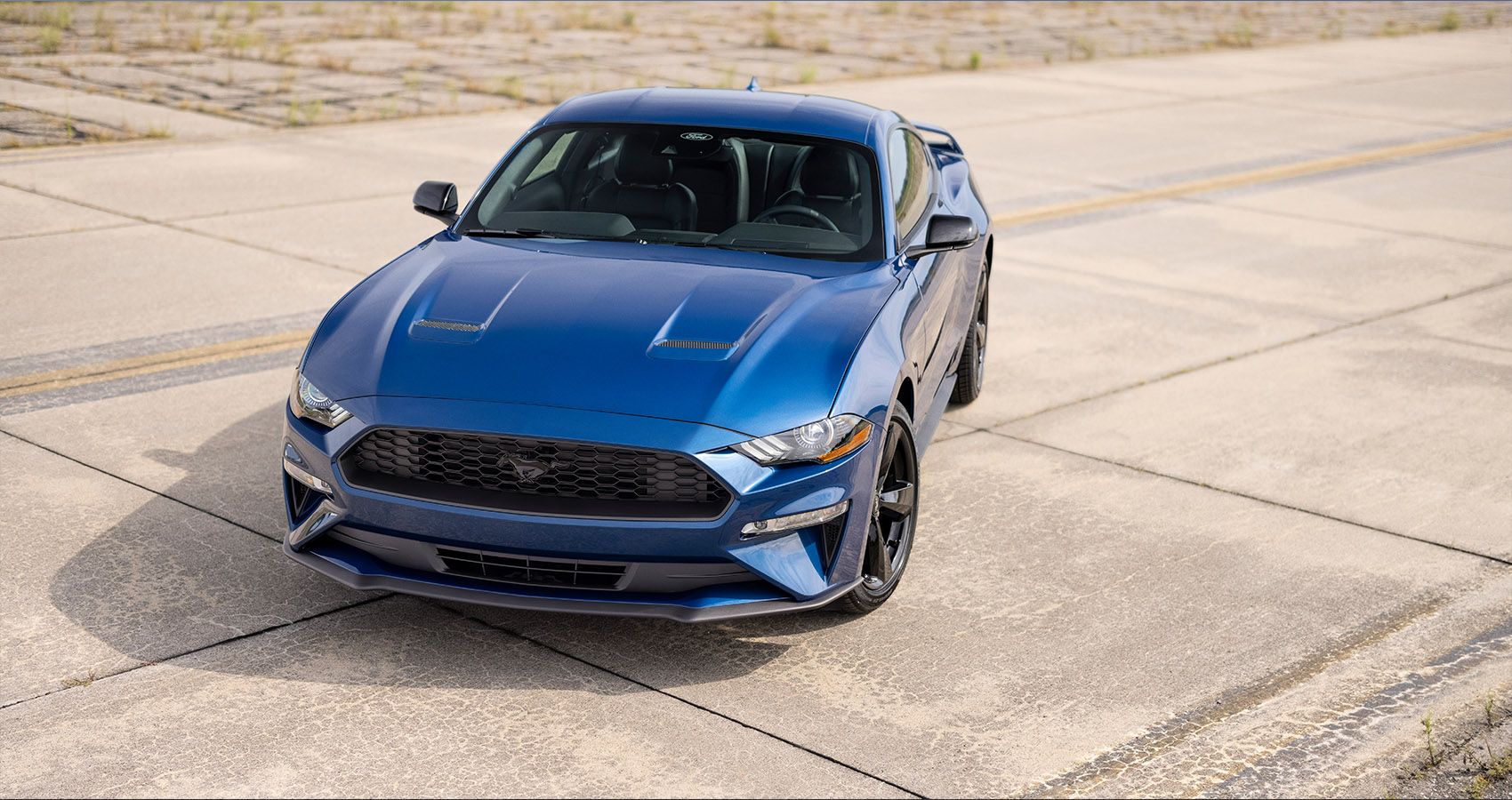 The front of the 2022 Mustang Stealth Edition Package