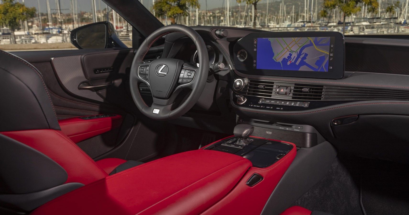 2022 Lexus LS interior view