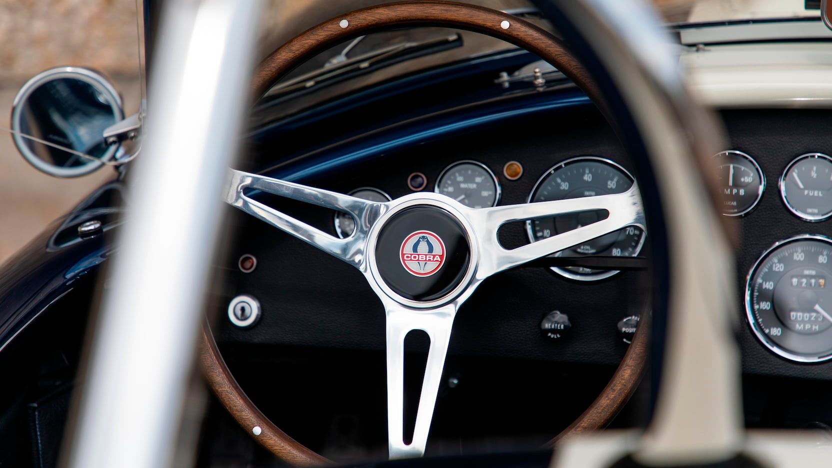 Shelby Cobra Replica Interior View