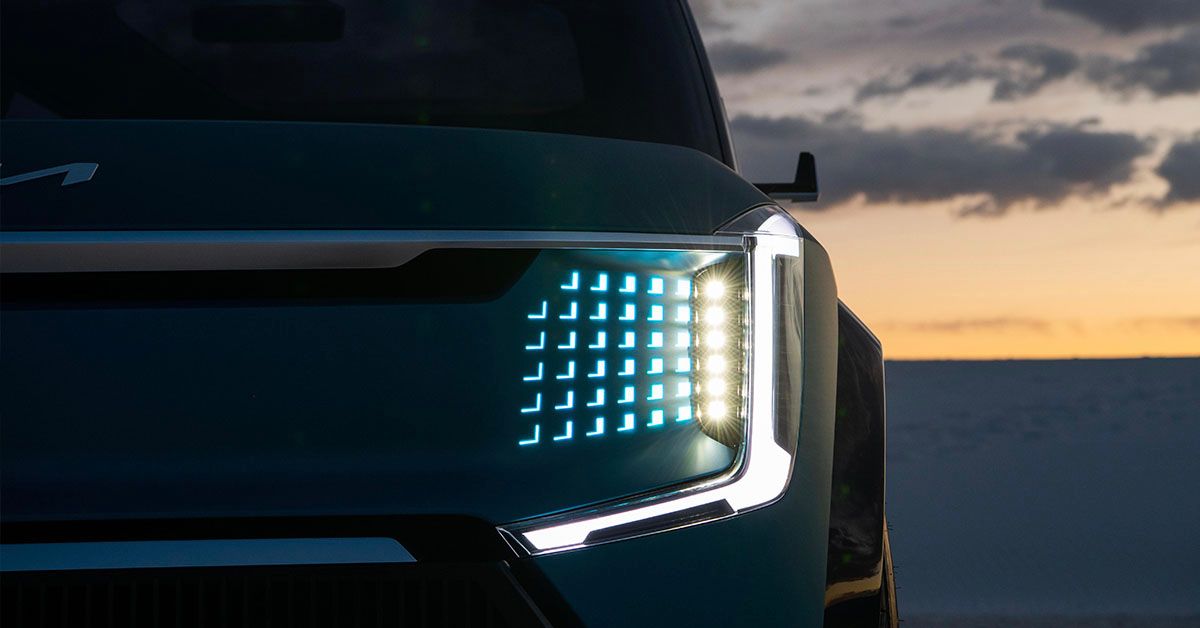 Kia EV9 Concept Headlights